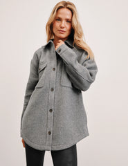 Insulated Wool Shirt Jacket