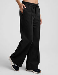 LuxeFleece™ Pintuck Wide Leg Pant