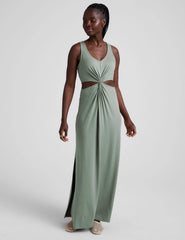 Maxi Around The World Front Twist Dress