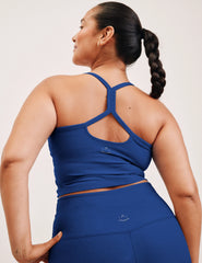 Spacedye™ Slim Racerback Cropped Tank