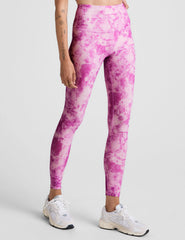 Sunset Violet Icedye SoftMark High Waisted Midi Legging
