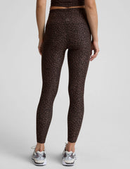 Espresso Leopard SoftMark High Waisted Midi Legging