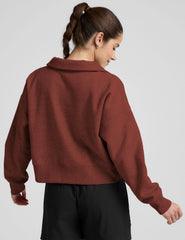 LuxeFleece™ Collared Sweatshirt
