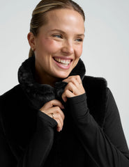 On The List Faux Fur Vest