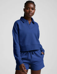 LuxeFleece™ Collared Sweatshirt