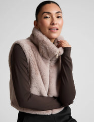 On The List Faux Fur Vest