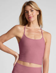 Spacedye™ Slim Racerback Cropped Tank