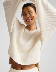 Ready For Anywhere Hi Lo Sweater