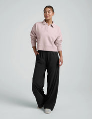 LuxeFleece™ Collared Sweatshirt