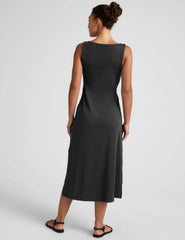 Rotation Side Twist Midi Dress