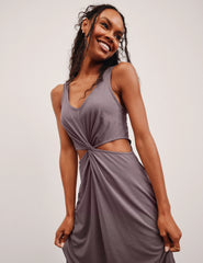Maxi Around The World Front Twist Dress