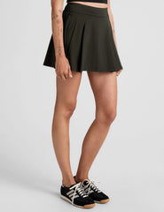Score Pleated Skirt