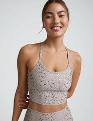 Chai Mini Moons SoftShine Slim Racerback High Cropped Tank