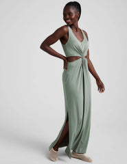 Maxi Around The World Front Twist Dress