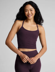 Spacedye™ Slim Racerback Cropped Tank