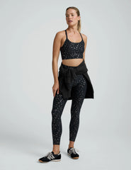 Black Gold Mini Moons SoftShine Slim Racerback High Cropped Tank