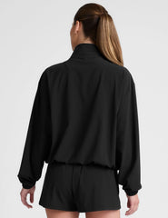 Stretch Woven In Stride Half Zip Pullover