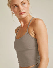 Spacedye™ Slim Racerback Cropped Tank