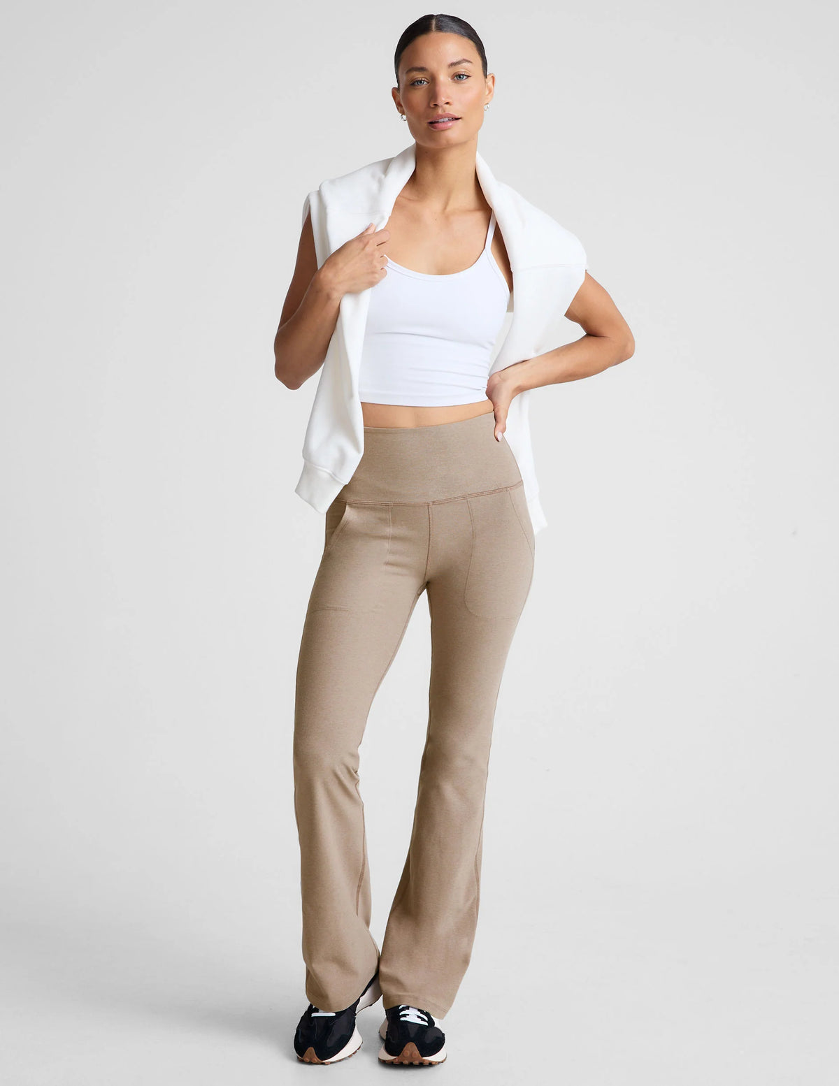 Spacedye™ High Waisted Practice Pocket Bootcut Pant 31"