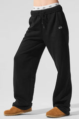 Accolade Straight Leg Sweatpant - Black
