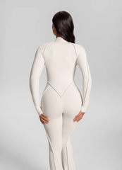 Flared Closed-Back Catsuit