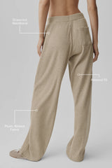 Muse Wide Leg Pant - Gravel Heather