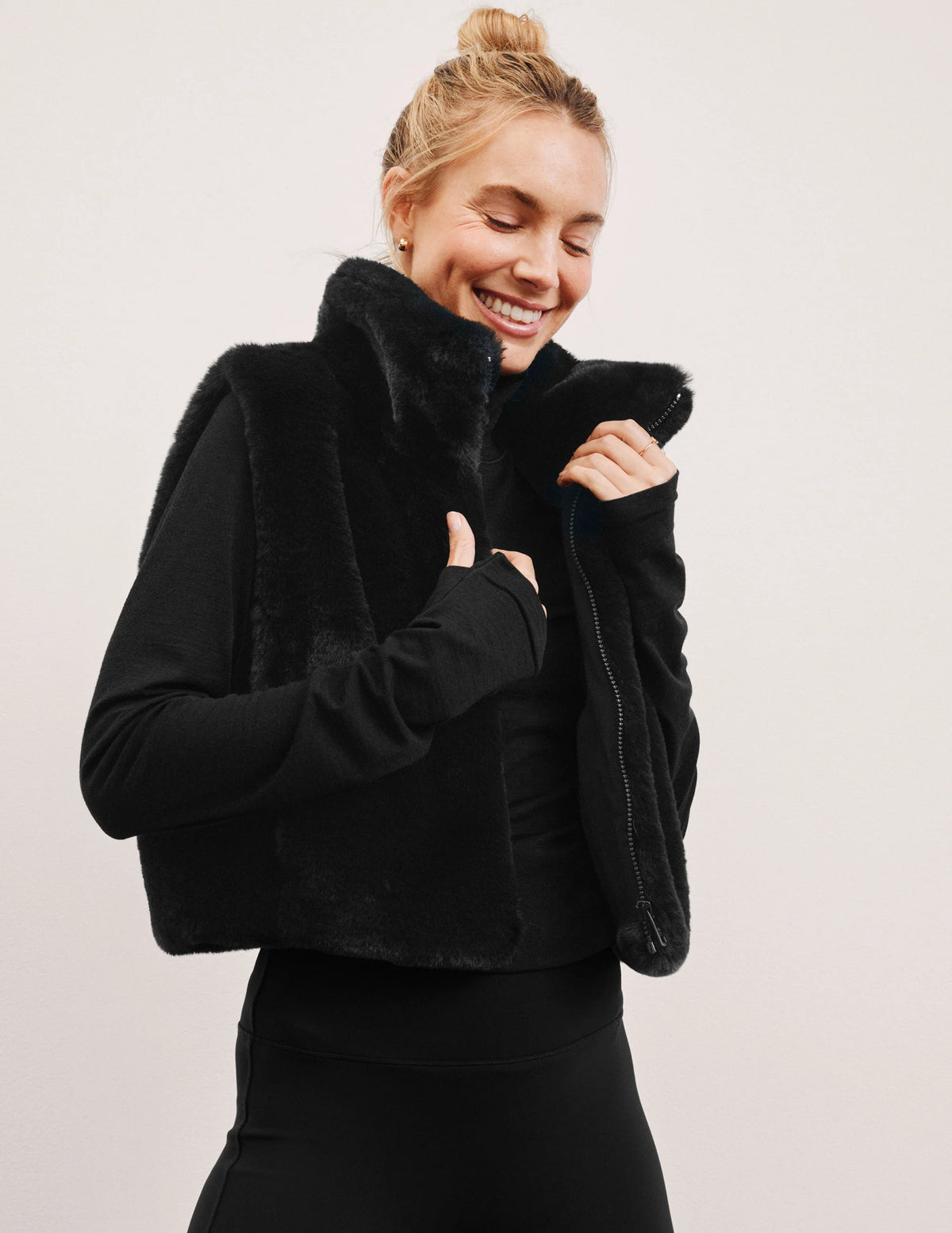 On The List Faux Fur Vest