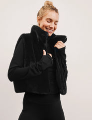 On The List Faux Fur Vest
