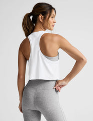 Featherweight Rebalance Racerback Cropped Tank