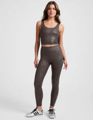 PowerShine Viper Print Cropped Tank
