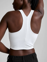 Refocus Ribbed Cropped Tank