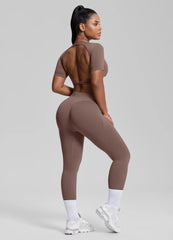 SculptMe High Waisted Butt Lifting Tummy Control Shaping Training Leggings