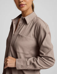 Breathe Easy Comfort Cord Button Up