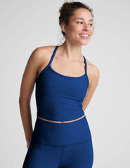 Spacedye™ Slim Racerback Cropped Tank