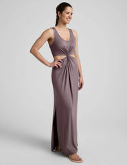 Maxi Around The World Front Twist Dress