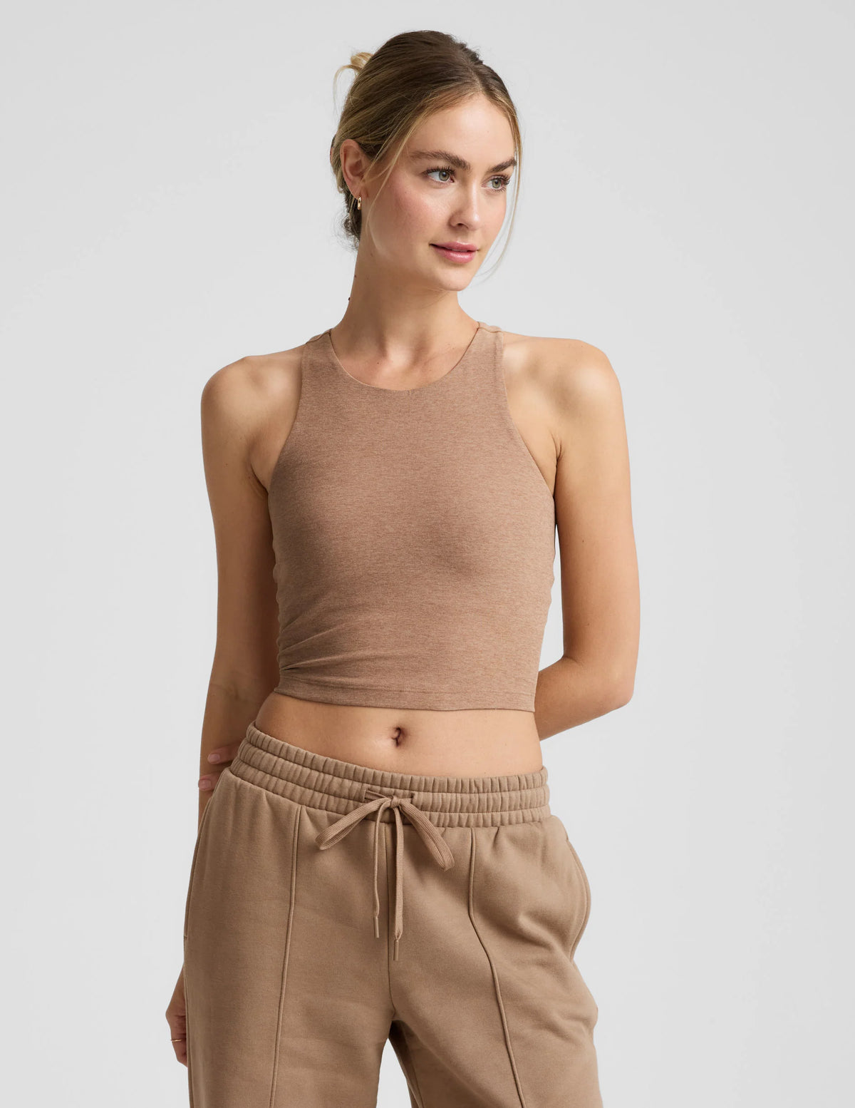 Spacedye™ High Neck Cropped Tank