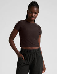 Featherweight Cropped Tee