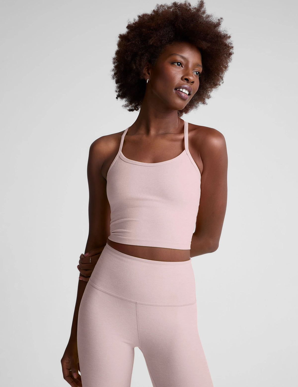 Spacedye™ Slim Racerback Cropped Tank